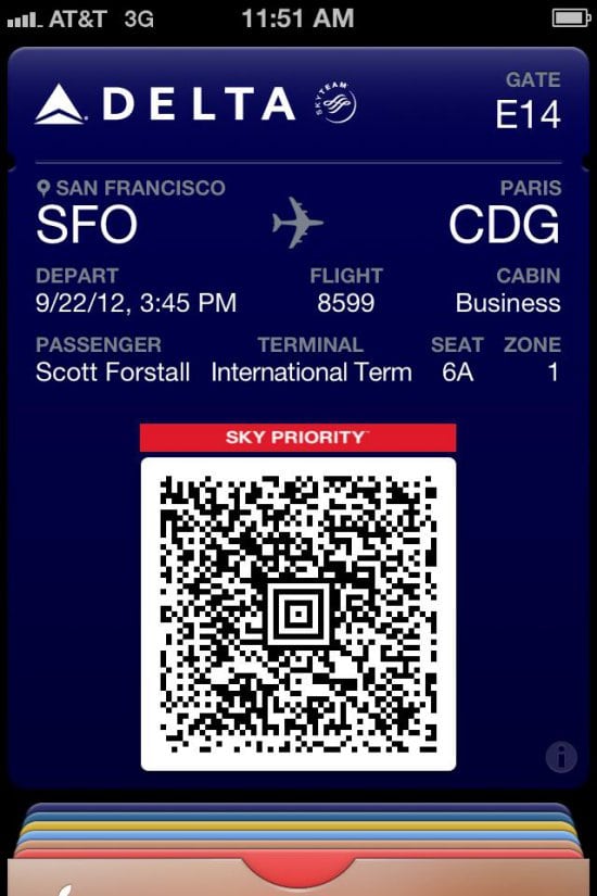 united airlines mobile boarding pass