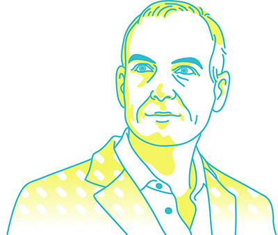 An illustration of Glenn Fogel