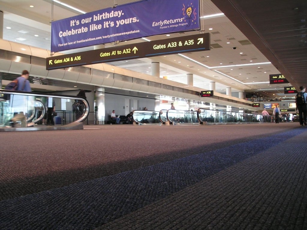 Denver Airport offers flyers free phone calls to anywhere in the world ...