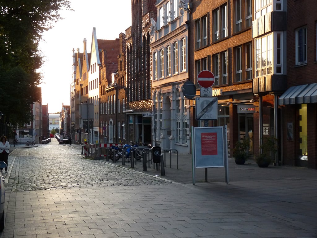 A street in Lübeck-Travemünde where La Belle Epoque restaurant, the 10th German establishment to earn the three-star status in Michelin's 2013 guide, is located. 
