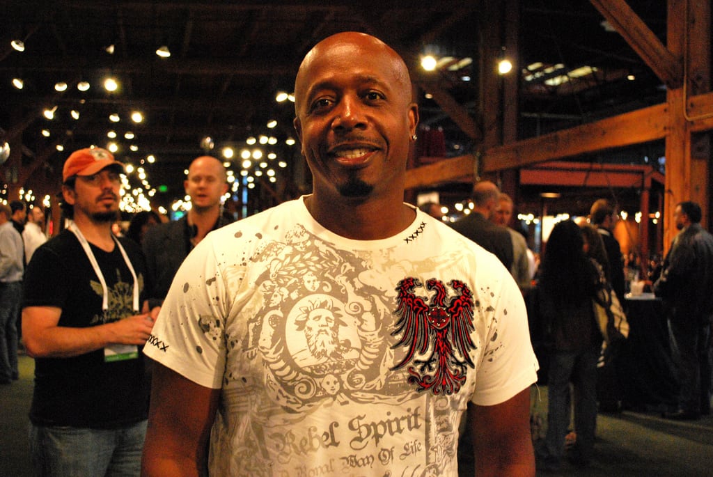 MC Hammer at the TechCrunch50 conference in San Francisco in September 2009.