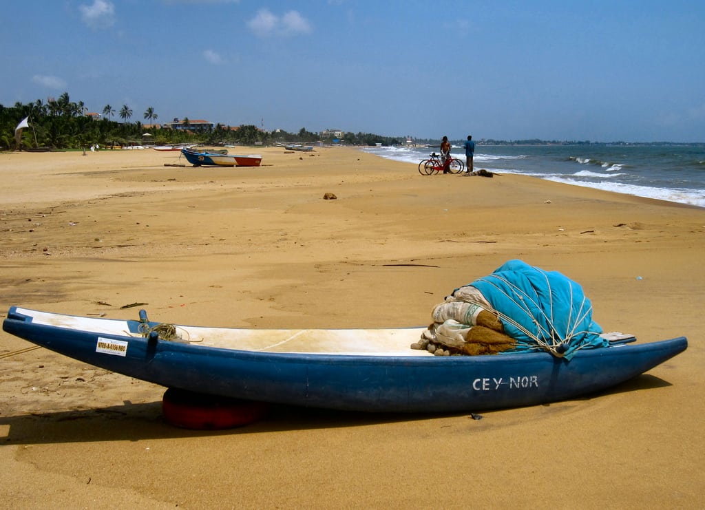 Negombo is a town of about 65,000, approximately 37 km north of Colombo, in Sri Lanka. 