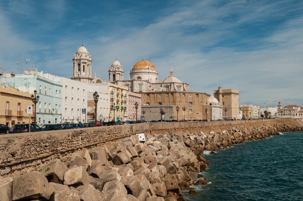 The port of Cadiz in Spain is possibly the oldest continuously-inhabited city in all of southwestern Europe. 
