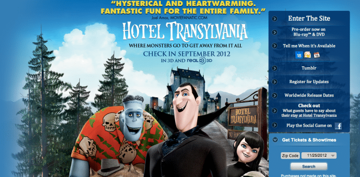 Hotel Transylvania hit the big screens a couple of months ago, and is showing a second life in video and gaming.