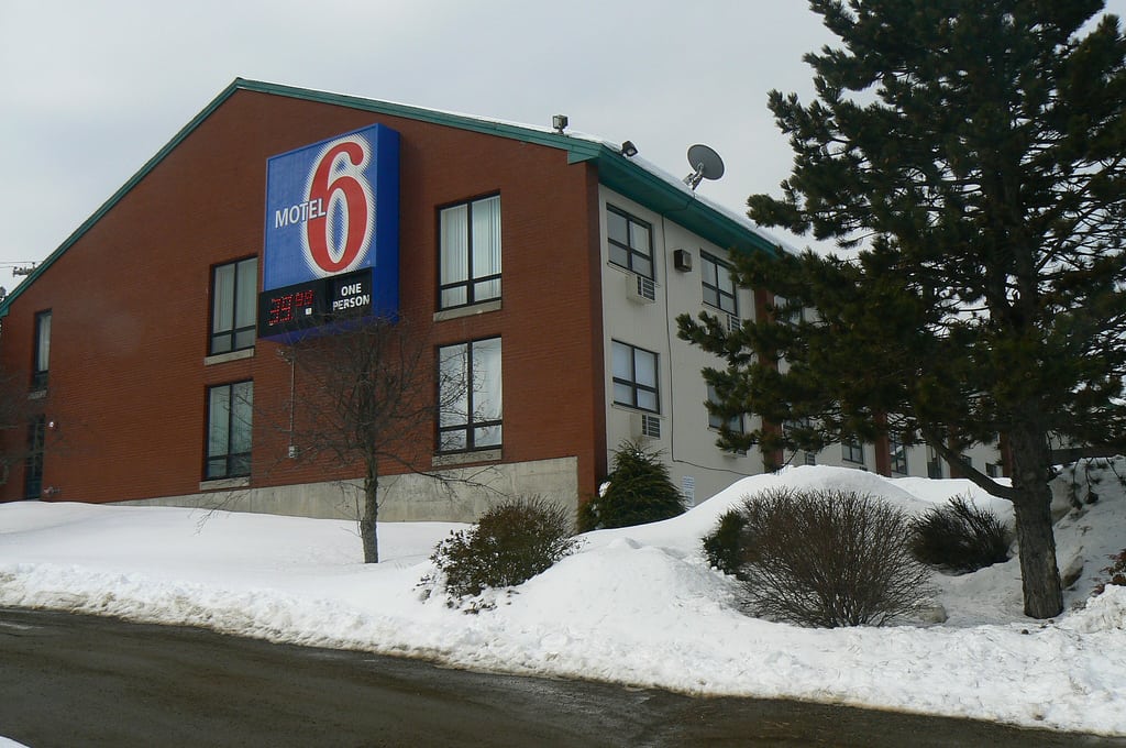 The economy hotel Motel 6 in Augusta, Maine.