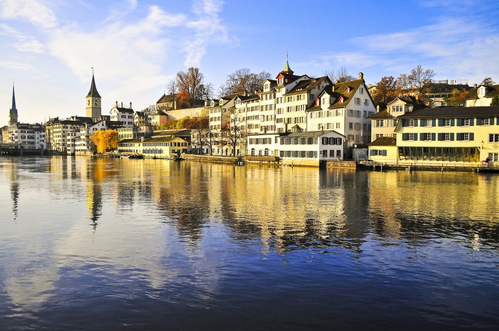 A photo of the Schipfen Quartier in Zürich from the Zurich tourism board. 