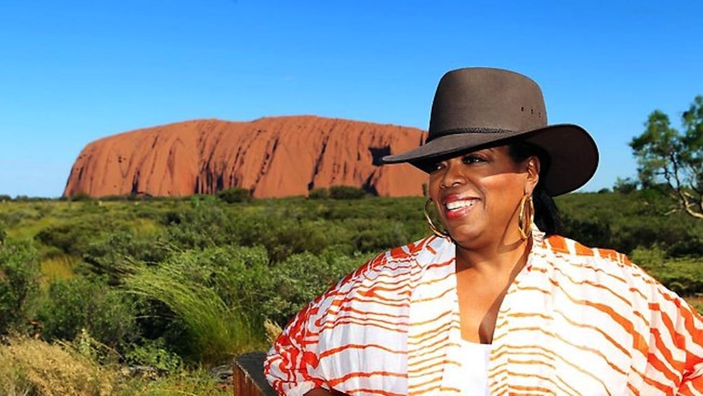 Oprah Winfrey's visit to Australia is still having an impact on the number of U.S. tourists making the trip Down Under. 