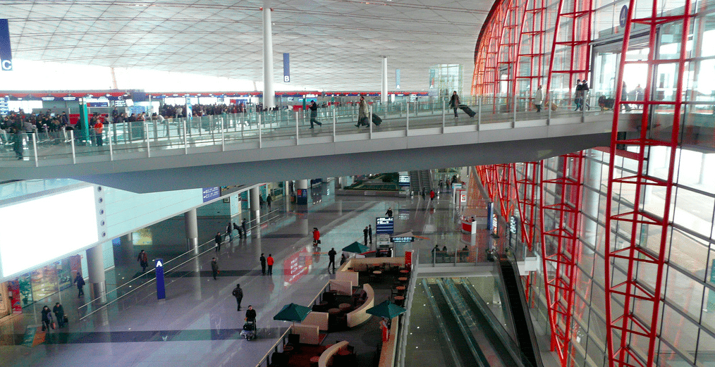 Terminal 3 at Beijing airport. 