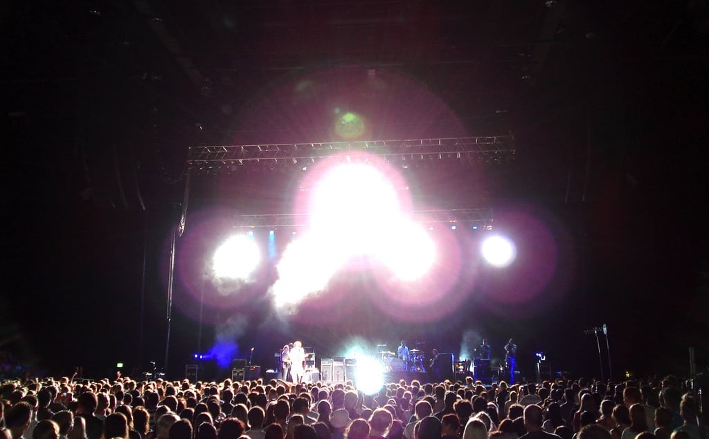 A John Mayer concert in Sydney, Australia.