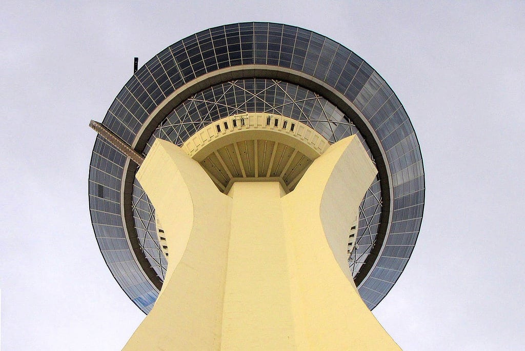 View of the Stratosphere Tower in Las Vegas. 