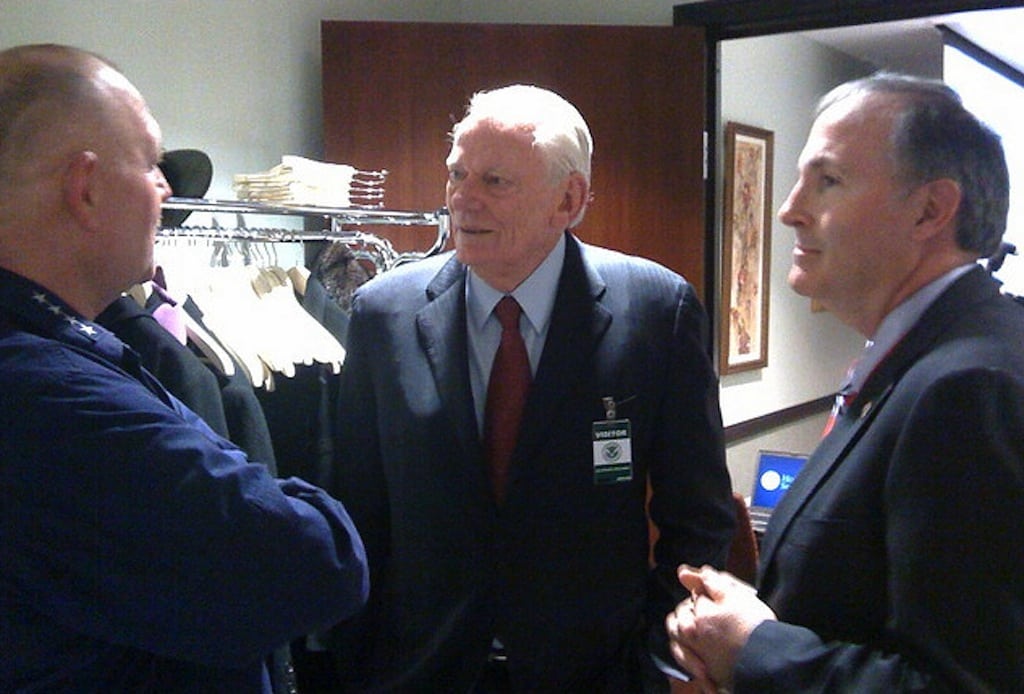 Southwest founder Herb Kelleher attending a Homeland Security Advisory Committee gathering in 2009.
