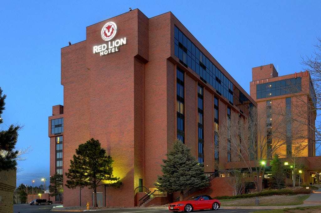 The Red Lion Hotel in southeast Denver, Colorado. 