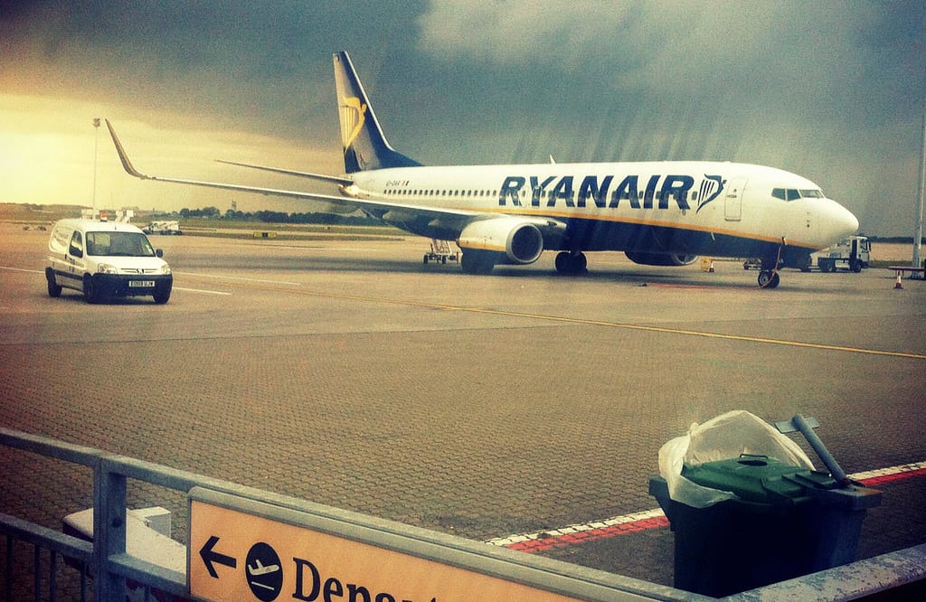 Stansted, the home of Ryanair. 