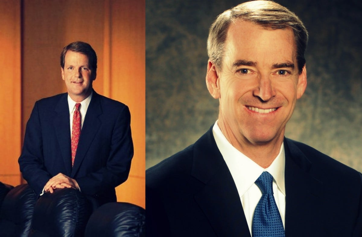 Looks like Doug Parker, US Airways CEO (left) has upper hand over AA CEO Horton (right), when the two airlines merge. 