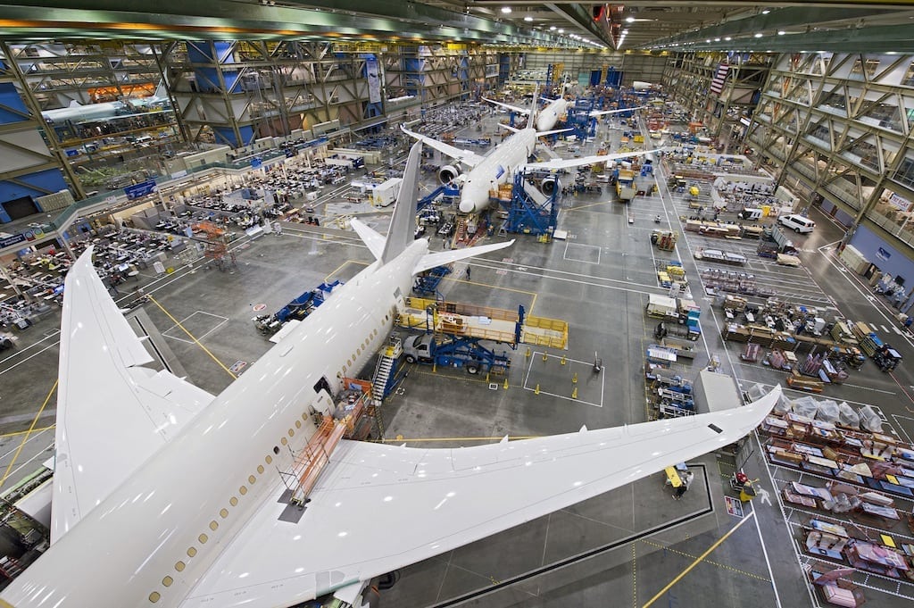 Dreamliners last November at a Boeing assembly plant in Everett, Washington. 