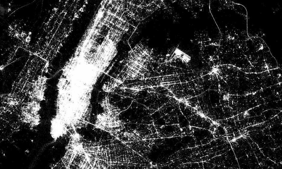 New York City, Foursquare's home city and the largest and most dense footprint of users checking in. 