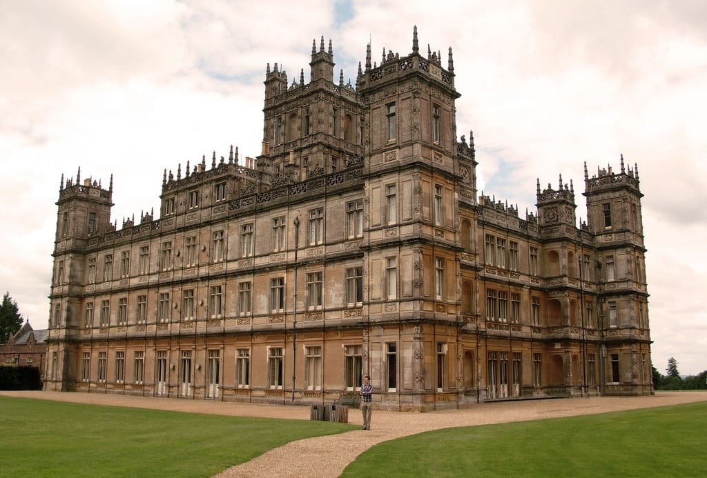 Downton Abbey fans have started visiting the set at Highclere Castle. 