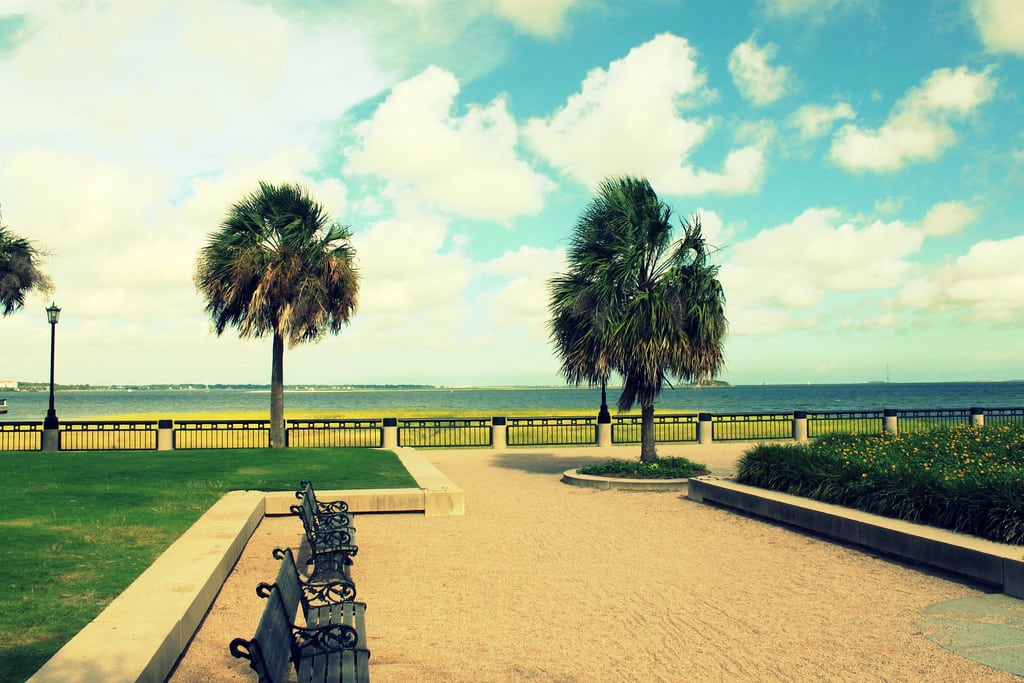 A sunny day in the Waterfront Park in Charleston, South Carolina. 