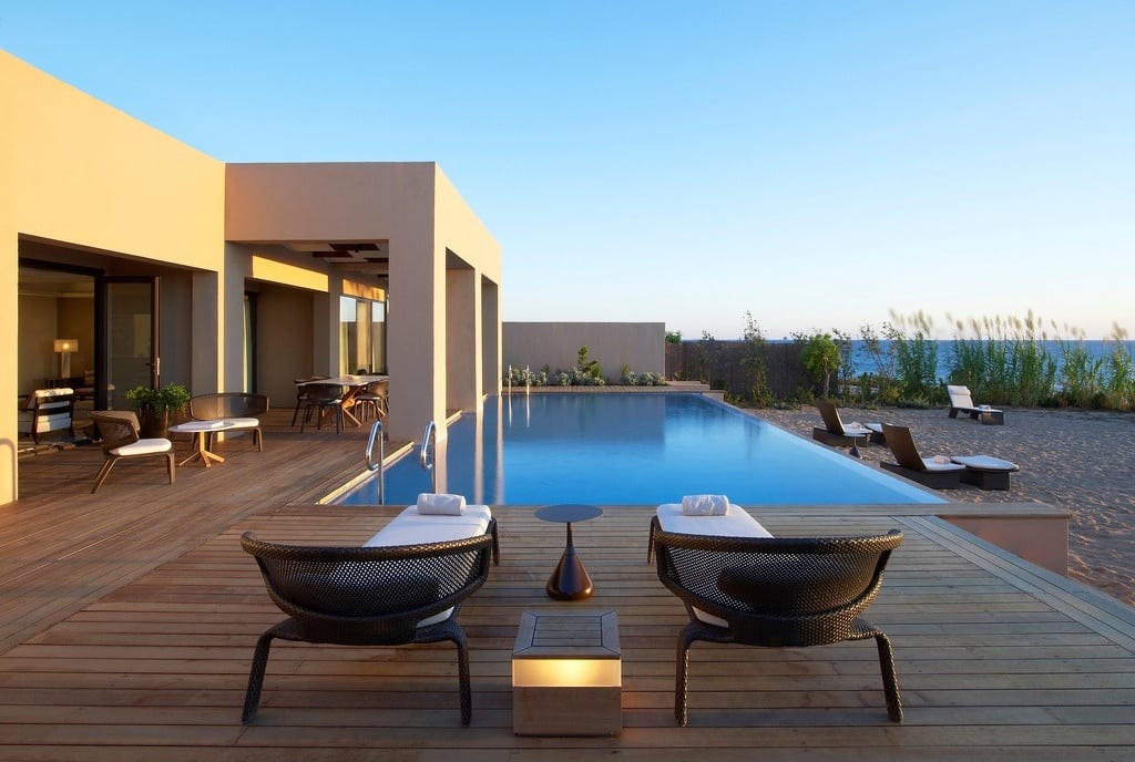 The Ambassador Villa at The Romanos, a Luxury Collection Resort, in Costa Navarino, Greece.