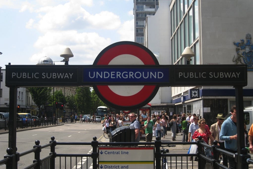 The London Underground.