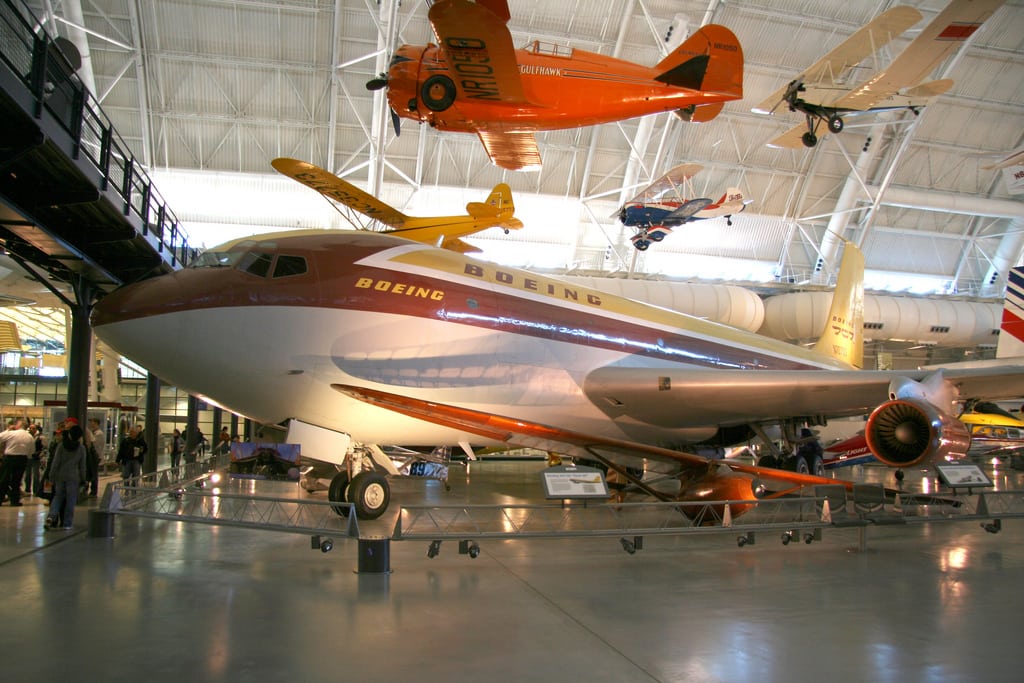 Smithsonian Air and Space Museum in  Chantilly, Virginia.