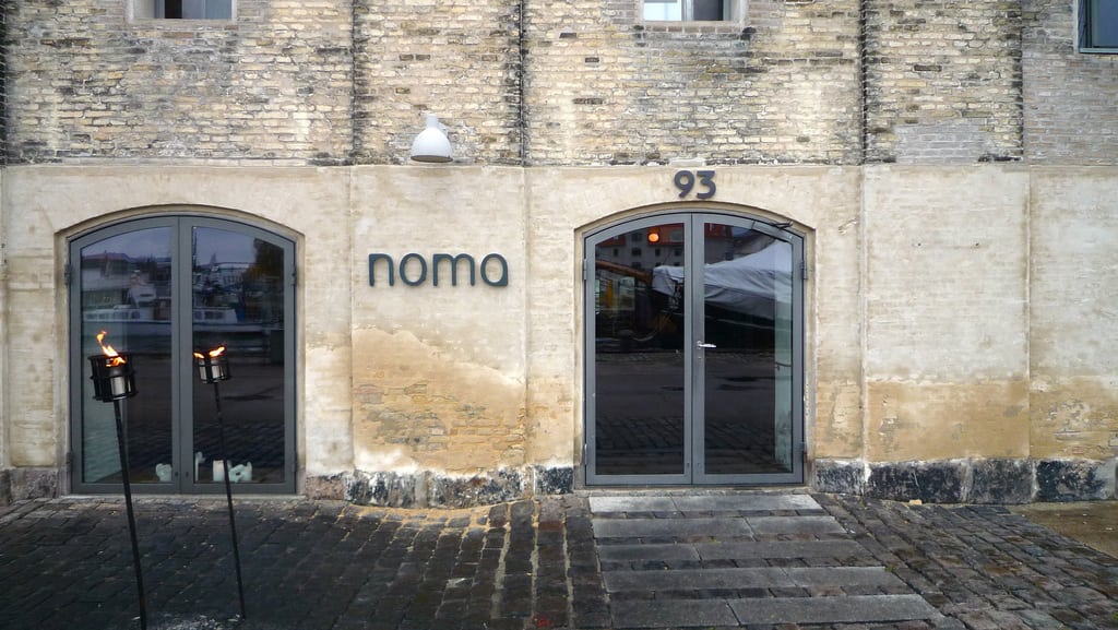 Exterior of Noma restaurant in Copenhagen, Denmark. 