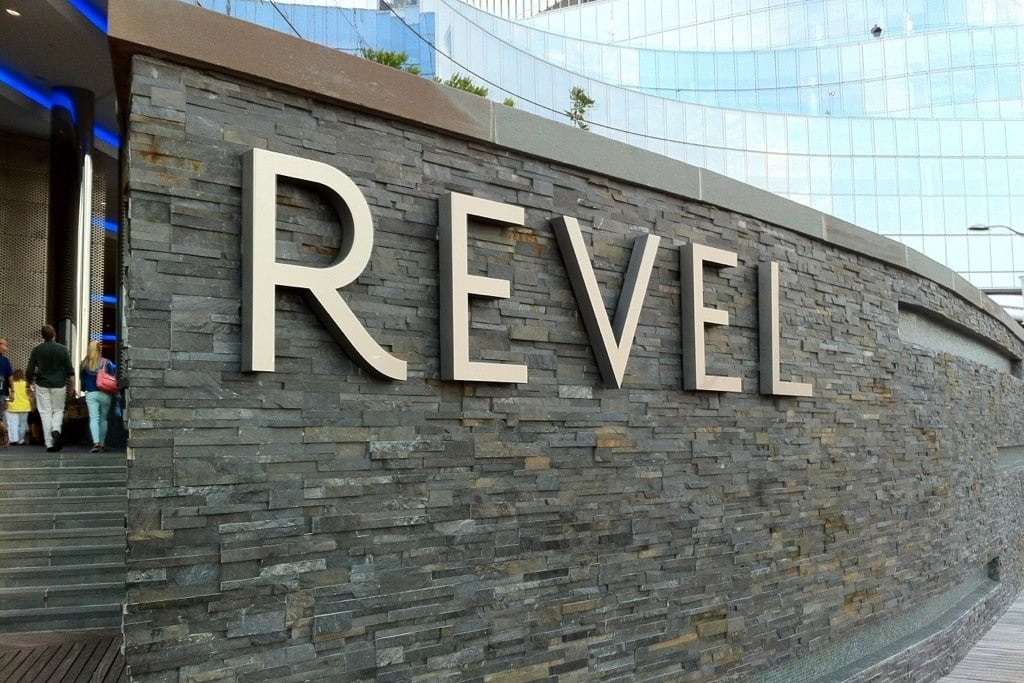 The Revel Boardwalk Entrance in Atlantic City, NJ. 