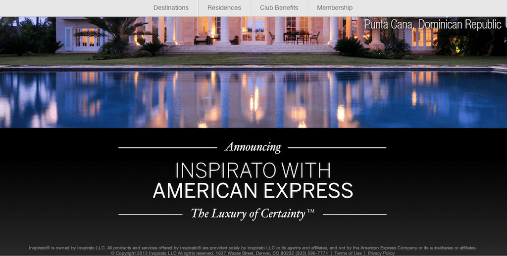 Inspirato has rebranded and given an equity stake to American Express. 