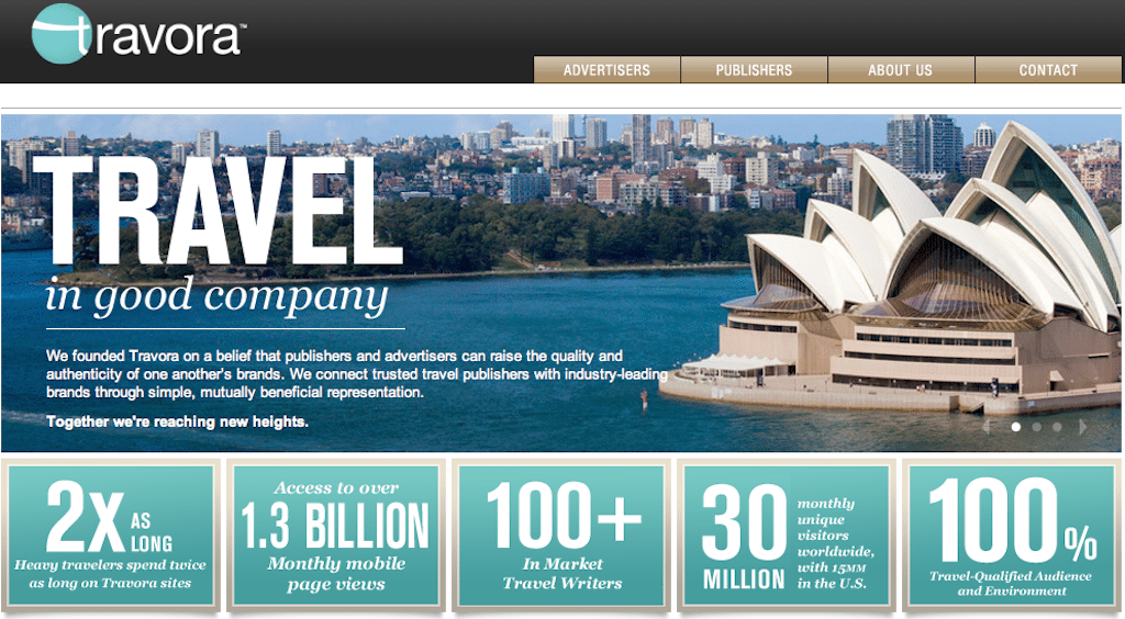 After raising $33 million in funding, the Travora travel ad network sold for $4.4 million last month.