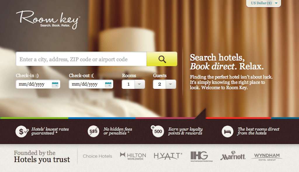 Room Key may have lost its way as the hotel chains that founded the site may have larger priorities. 