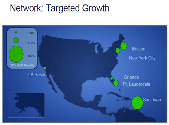 JetBlue network growth