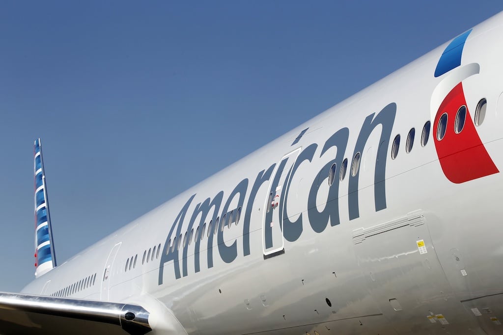 An American Airlines aircraft is on the ramp at Dallas-Ft Worth International Airport February 14, 2013. 