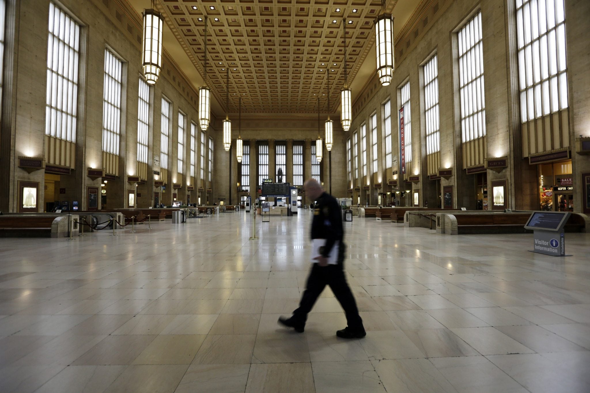 30th Street Station in Philadelphia serves Amtrak and regional rail in Pennsylvania, New Jersey, and Delaware. 
