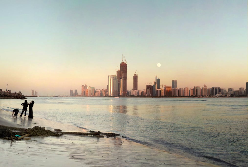 The fast growing skyline of Doha, Qatar. 