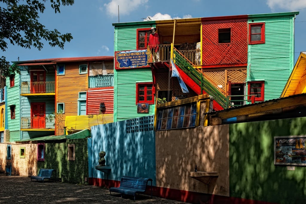 La Boca and its colorful buildings are one of the most popular parts of Buenos Aires among tourists. 