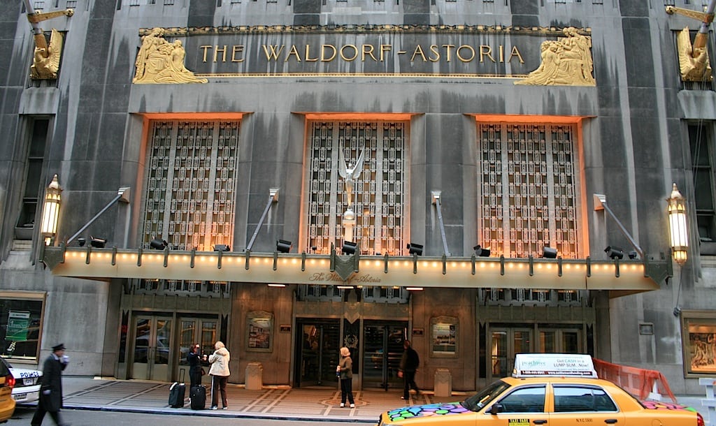 Waldorf Astoria in New York, one of the prime properties owned by Blackstone Group. 