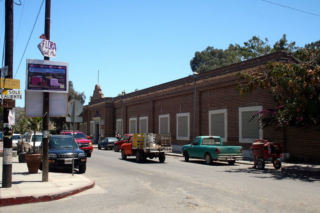 A street scene in Todos Santos, Baja California Sur. The town is a hot spot for U.S. citizens seeking second homes near the coast. 