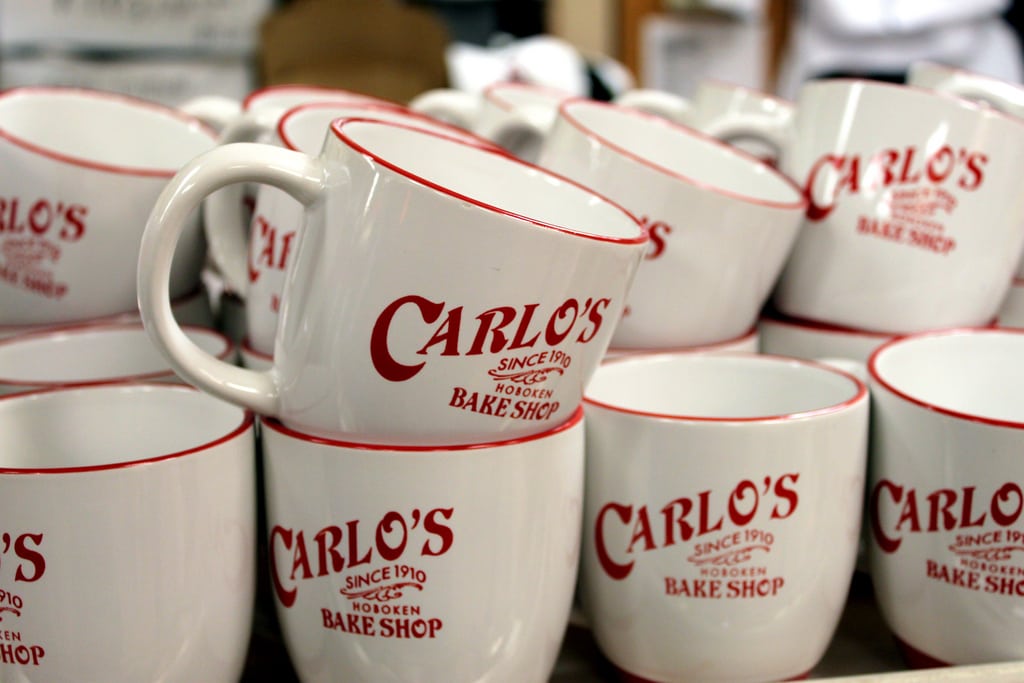 Cups from Cake Boss's Carlos' Bake Shop in Hoboken, New Jersey. 