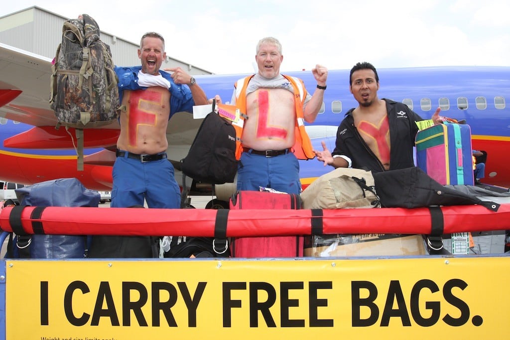 Bag all the talk about Southwest dumping its Bags Fly Free policy. It is not going to happen anytime soon. 