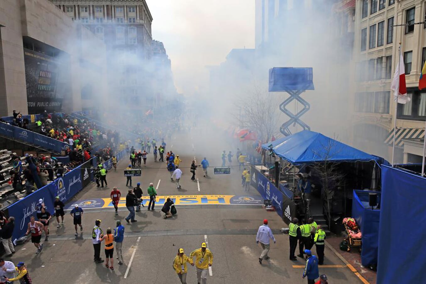 US official: 2 more explosives found at marathon. 