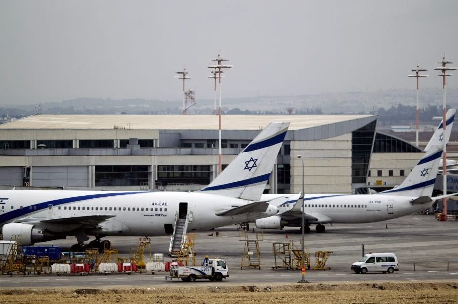 El Al planes parked at Ben Gurion airport near Tel Aviv, Israel, Sunday, April 21, 2013. 