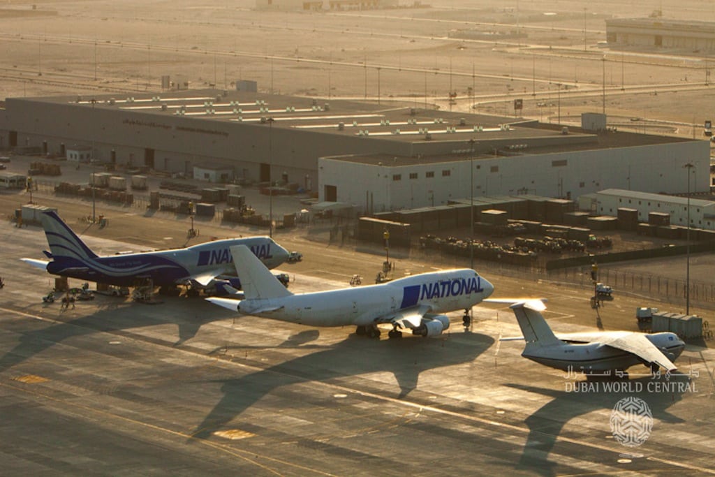 Cargo flights are currently the only operations at Dubai World Center. 