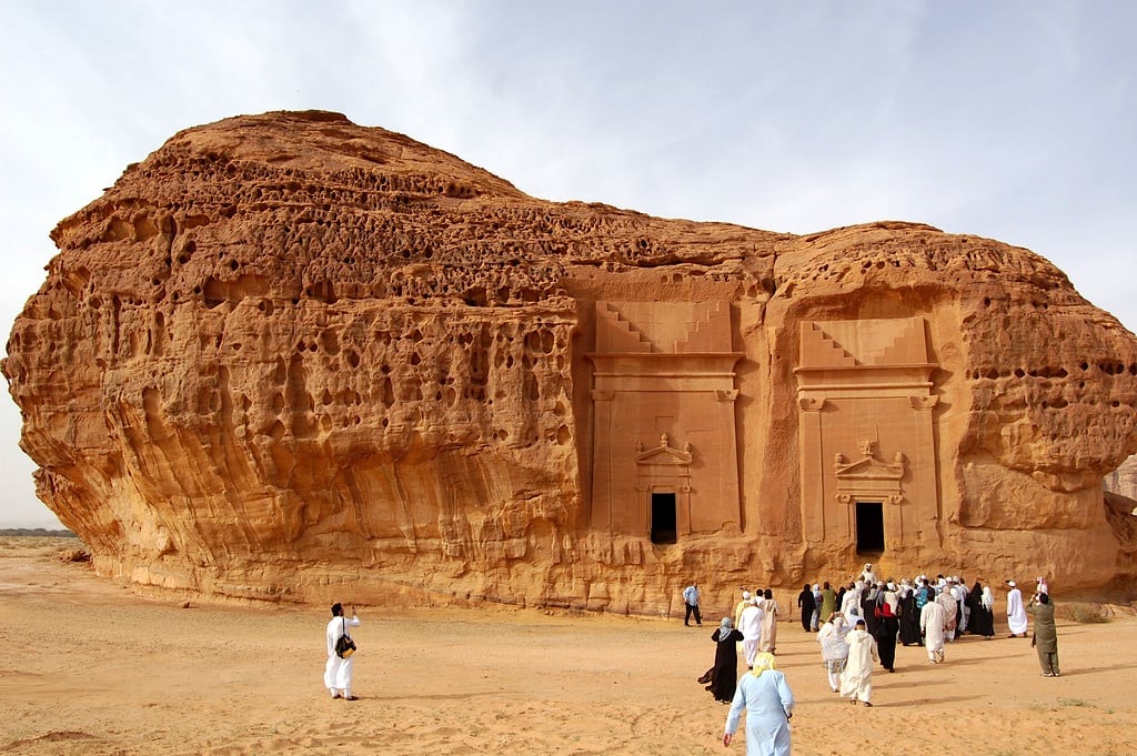 Remains of Mada'in Saleh, one of Saudi Arabia's notable historic sites.