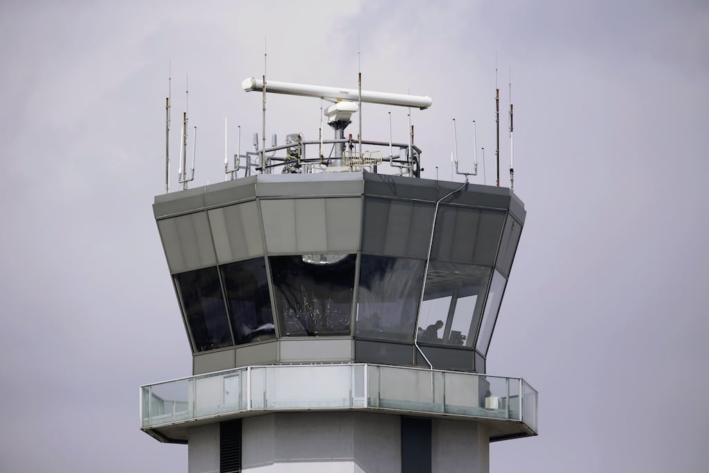 Seventy-two airport towers and other air traffic control facilities, including this one at Chicago's Midway Airport, had been slated to close at night, but the FAA has decided to staff them. The FAA will also keep open 149 contracted towers that were slated to be shut.  Associated Press/Spencer Green