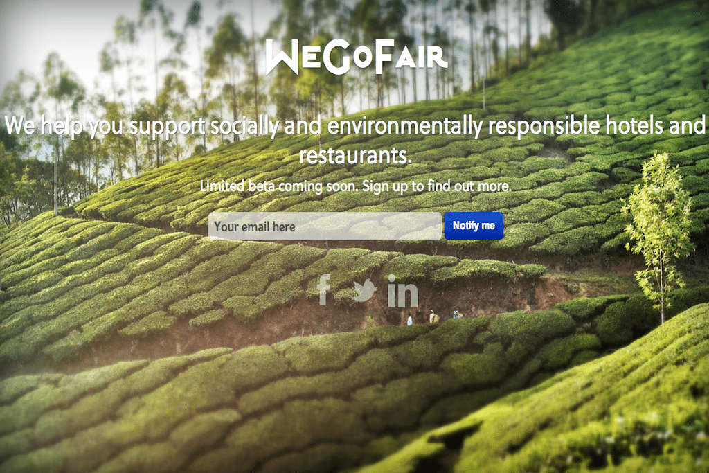 Wegofair creates "Zagat-style ratings" for hotels and restaurants based on their performance on environmental issues. 