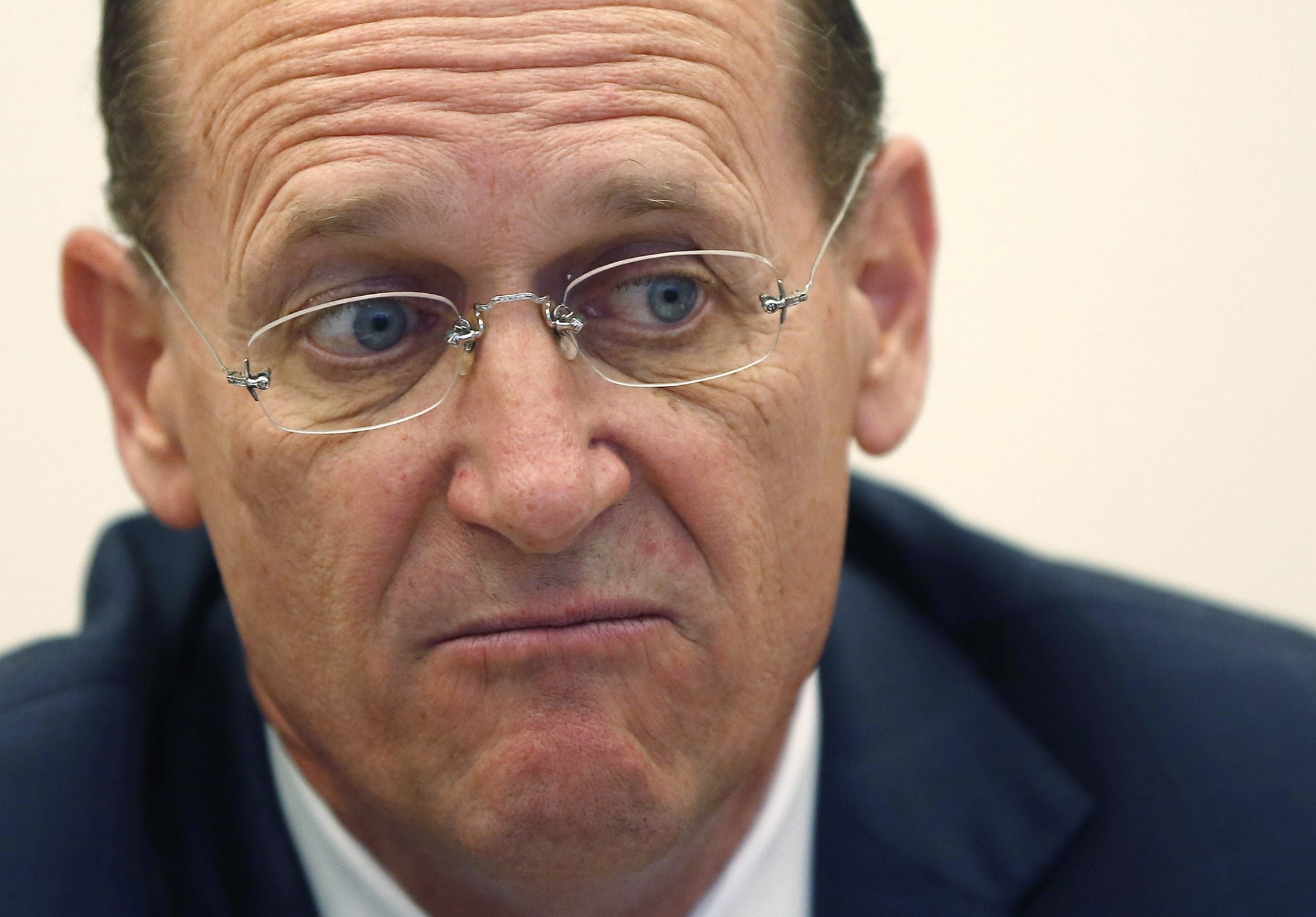 Delta Chief Executive Richard Anderson is seen during an interview in New York. 