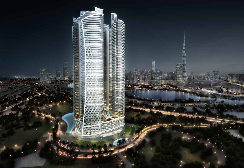 Rendering of Damac Towers by Paramount in Dubai. 