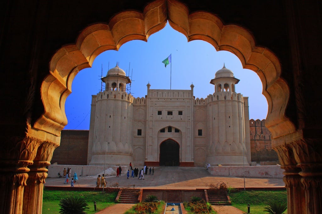 Lahore Fort in Lahore, Pakistan. 