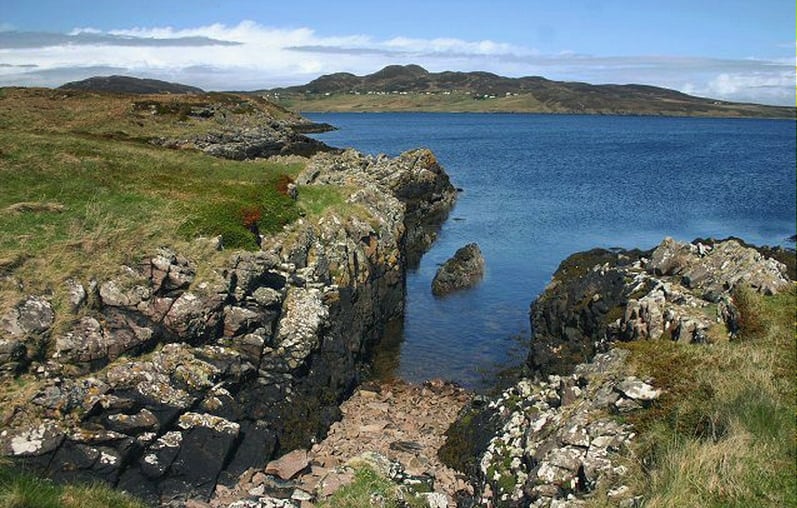 Looking northwards from Rubh' Ard-na-goine on Tanera Mòr island in Scotland.
