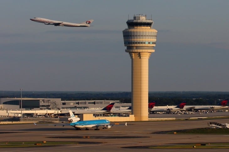 The airport tower at the Renaissance Atlanta Concourse will remain funded due to its size and flight traffic. 